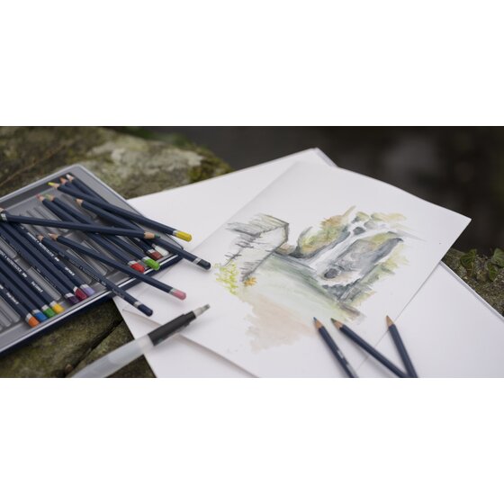 Derwent Watercolour Pencils - 72 Tin