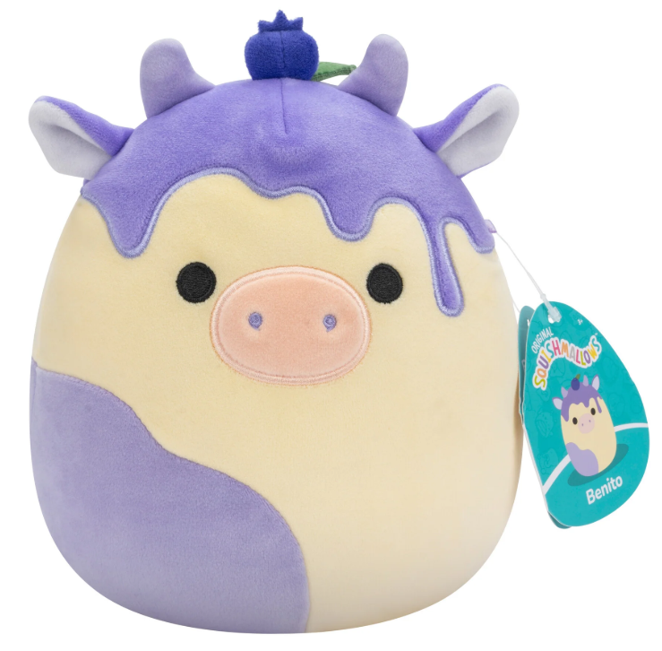 Squishmallows 7.5 Inch - Benito Blueberry Cheesecake