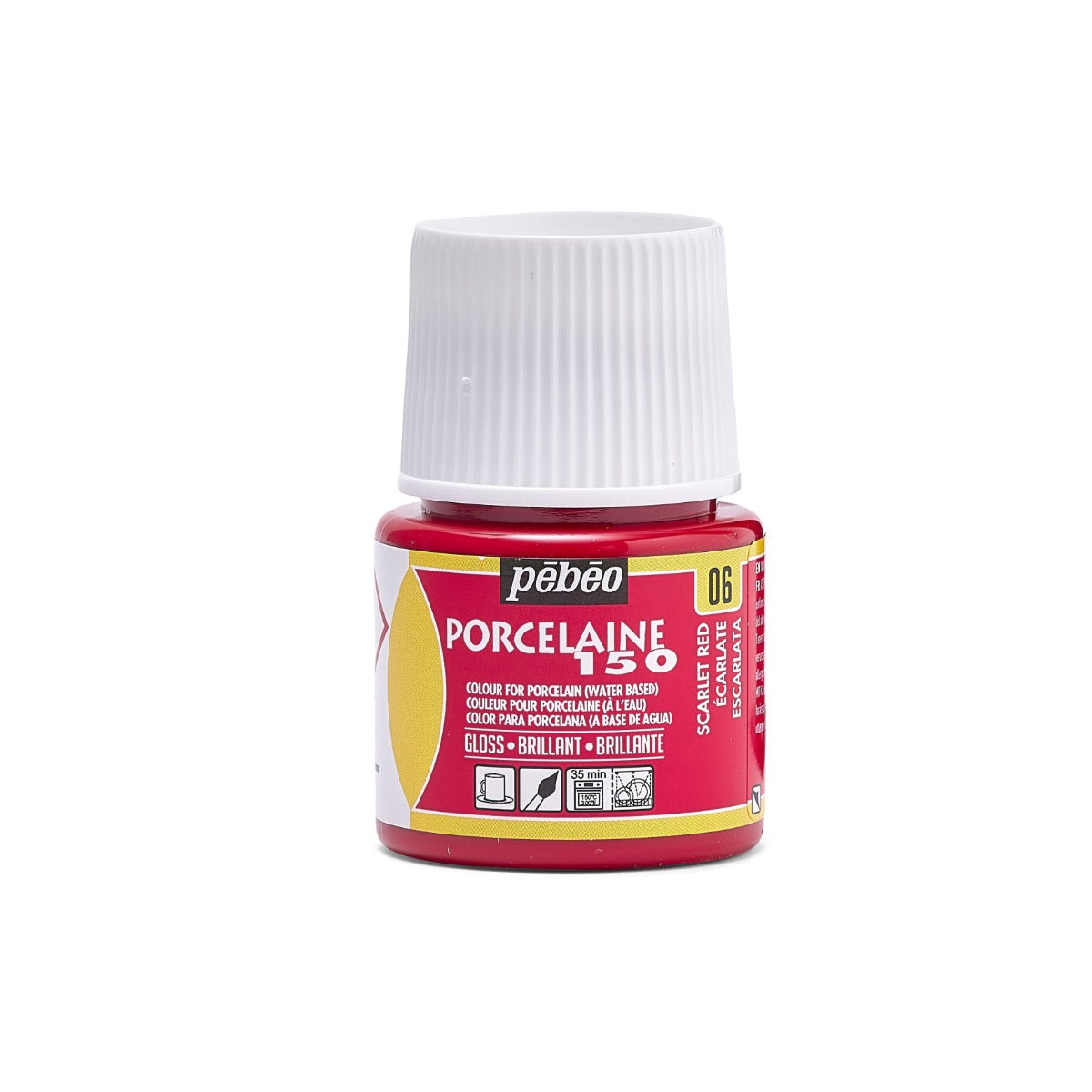 Porcelaine 150 Paint 45ml - Scarlet Red