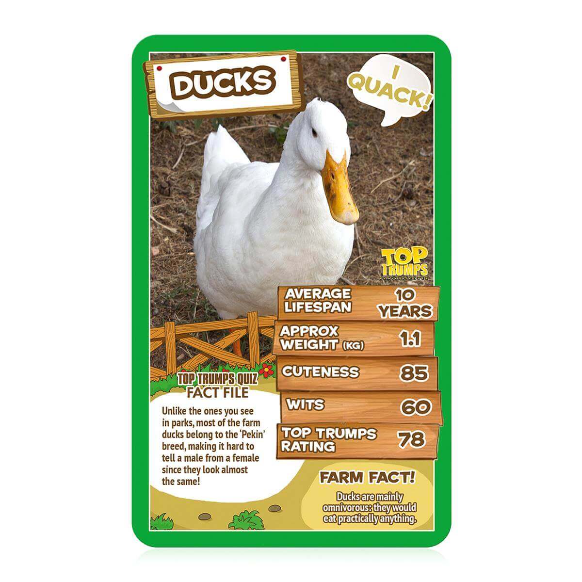 Top Trumps Farm Animals Card Game