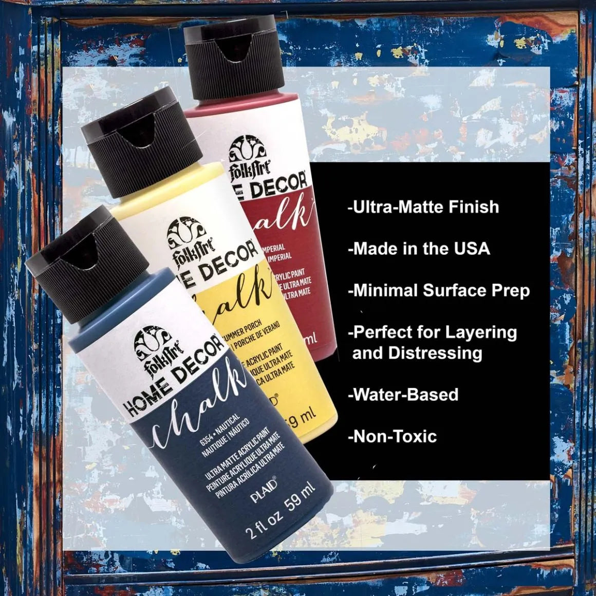 FolkArt Home Decor Chalk Acrylic Paint