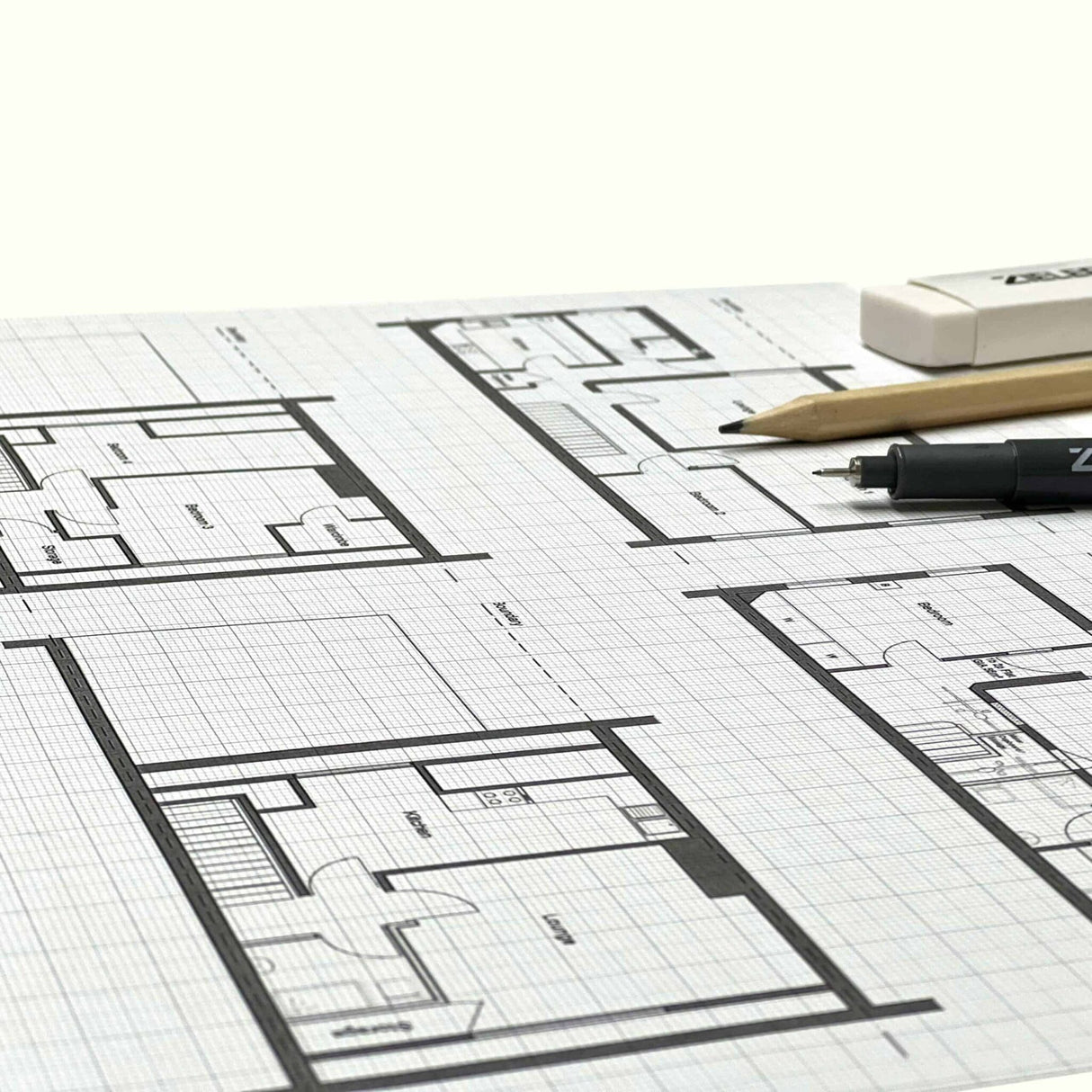 Zieler Graph Paper Pad A3 80gsm (40 Sheets)