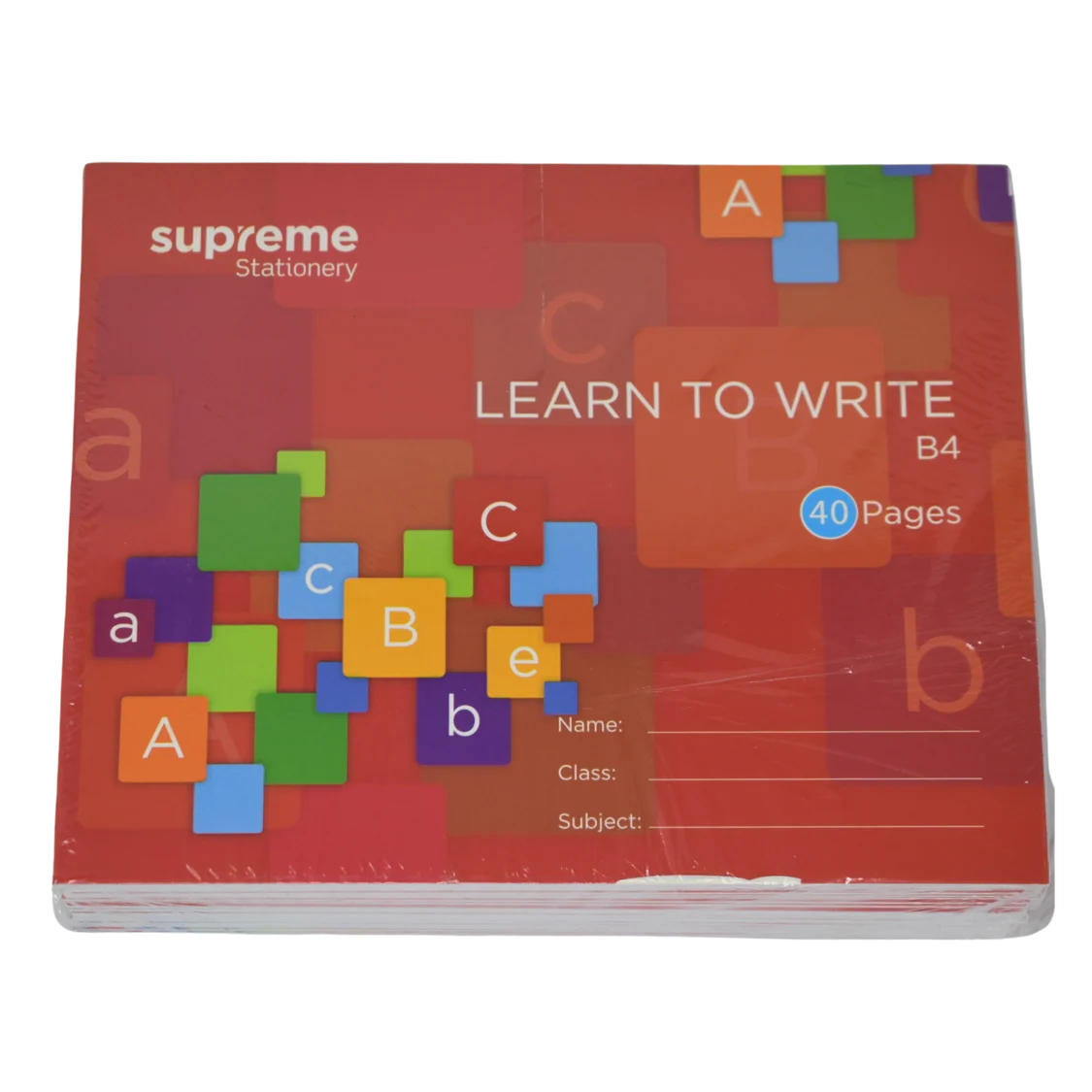 Supreme B4 Handwriting Copy Book (20 Pack)