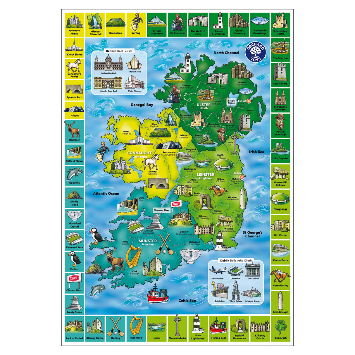 Orchard Toys - Map of Ireland Puzzle