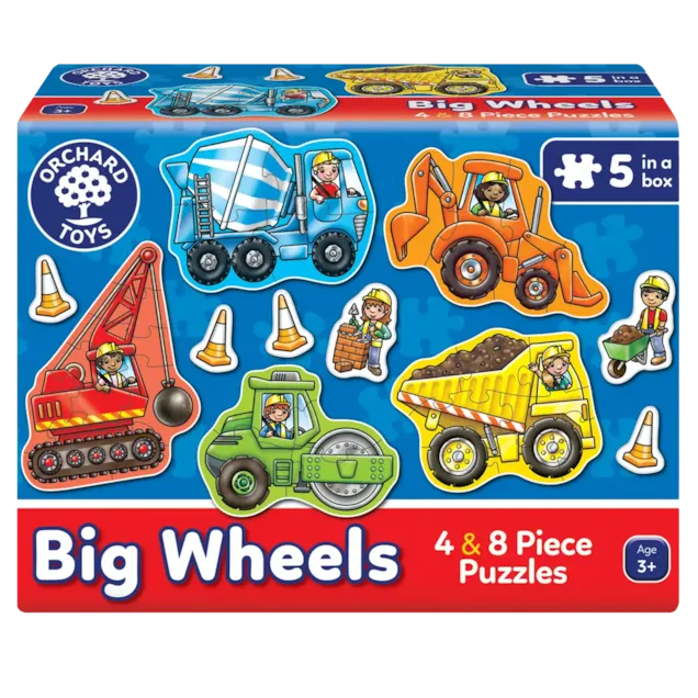Orchard Toys Big Wheels Jigsaw Puzzle