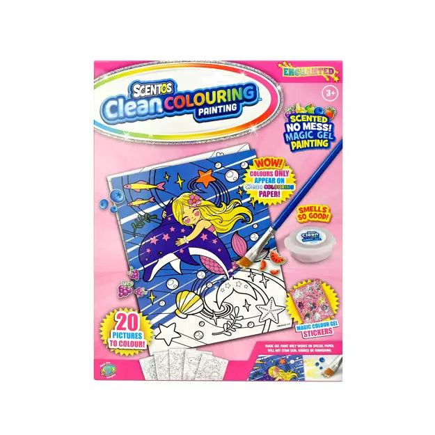 Scentos Clean Colouring Gel Painting & Markers Set Assortment