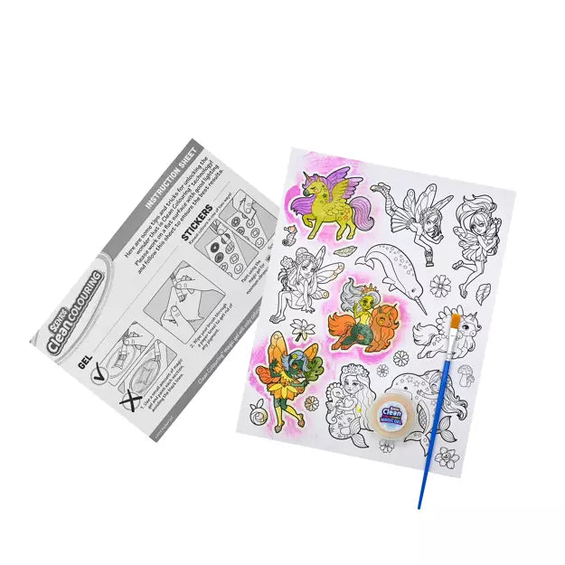 Scentos Clean Colouring Gel Painting & Markers Set Assortment