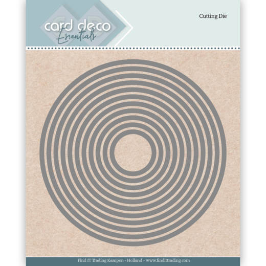 Card Deco Cutting Dies Nesting - Round