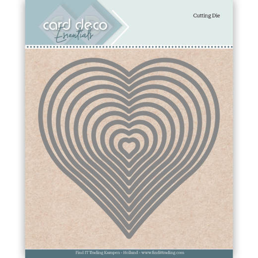 Card Deco Essentials Cutting Dies - Nesting Heart