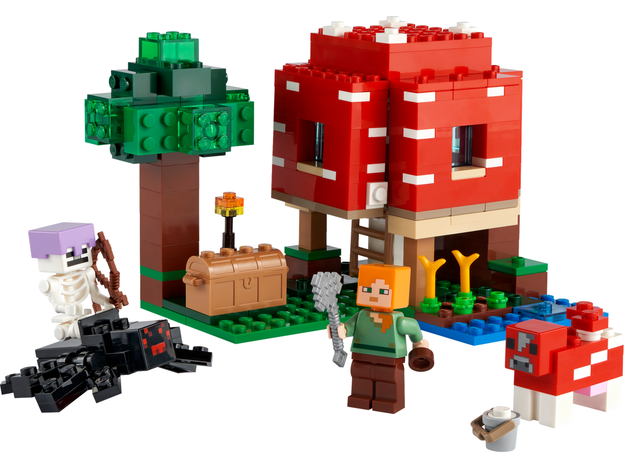Lego Minecraft The Mushroom House