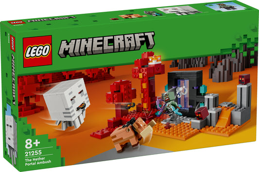Lego Minecraft The Nether Portal Ambush Set 