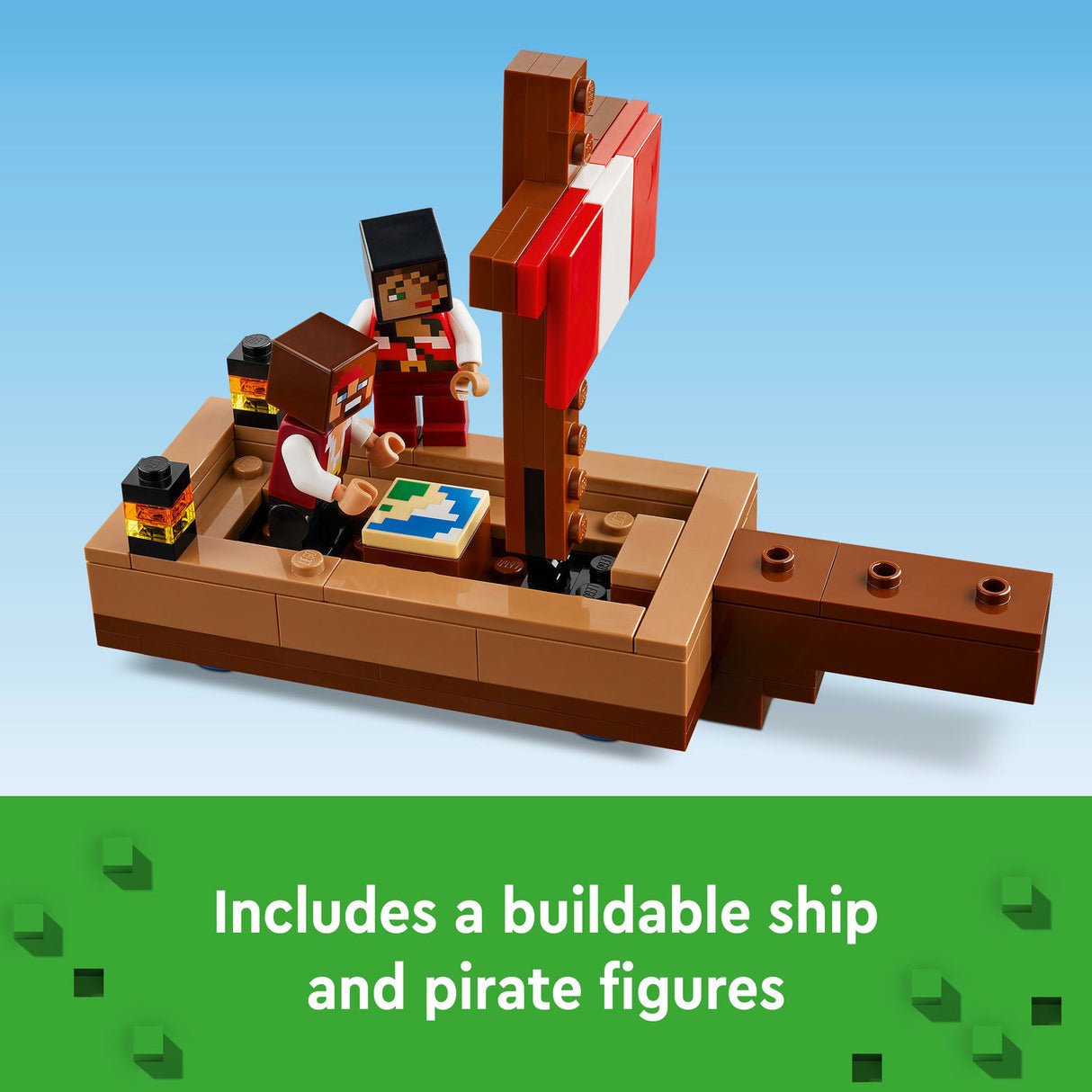 Lego Minecraft The Pirate Ship Voyage