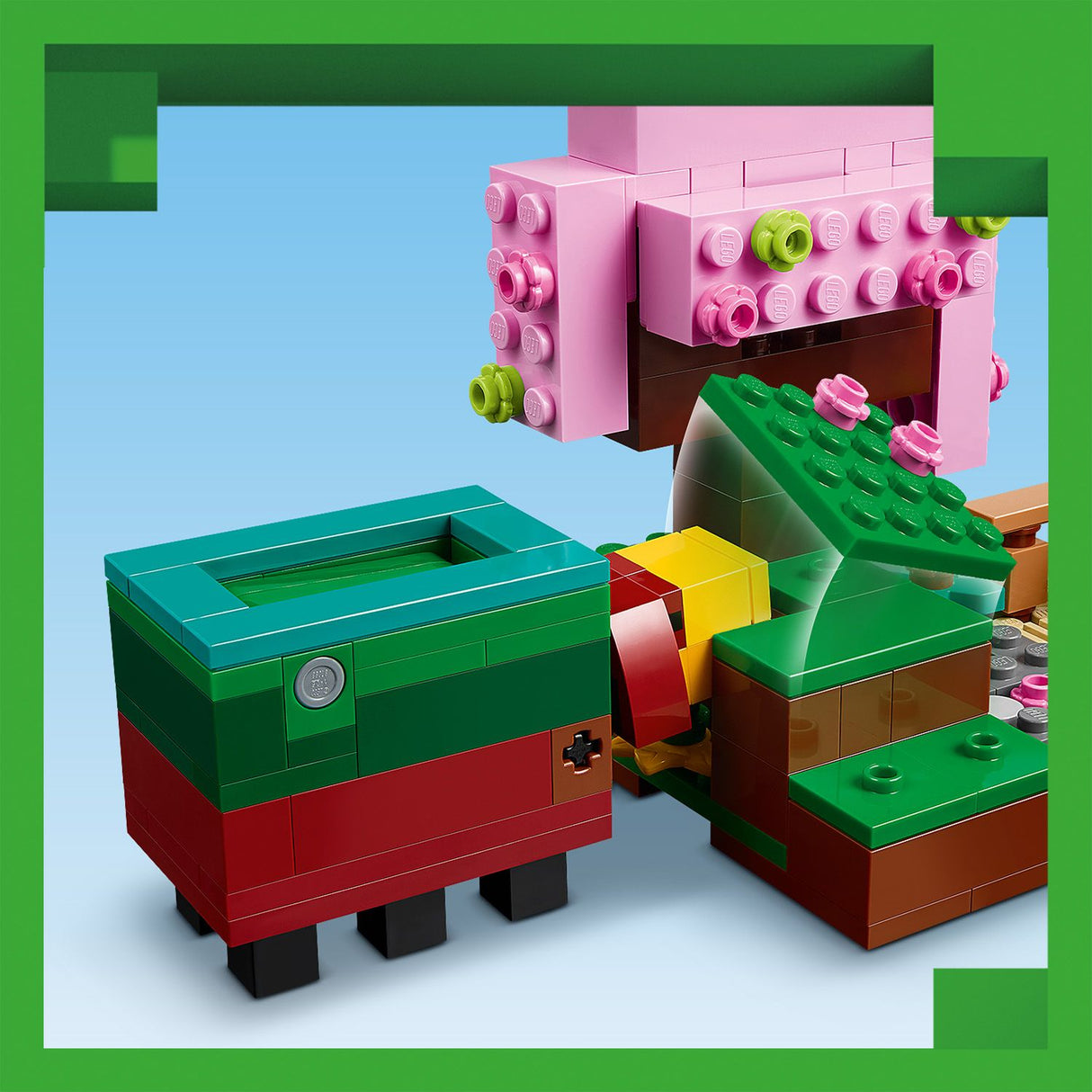 Lego Minecraft The Cherry Blossom Garden