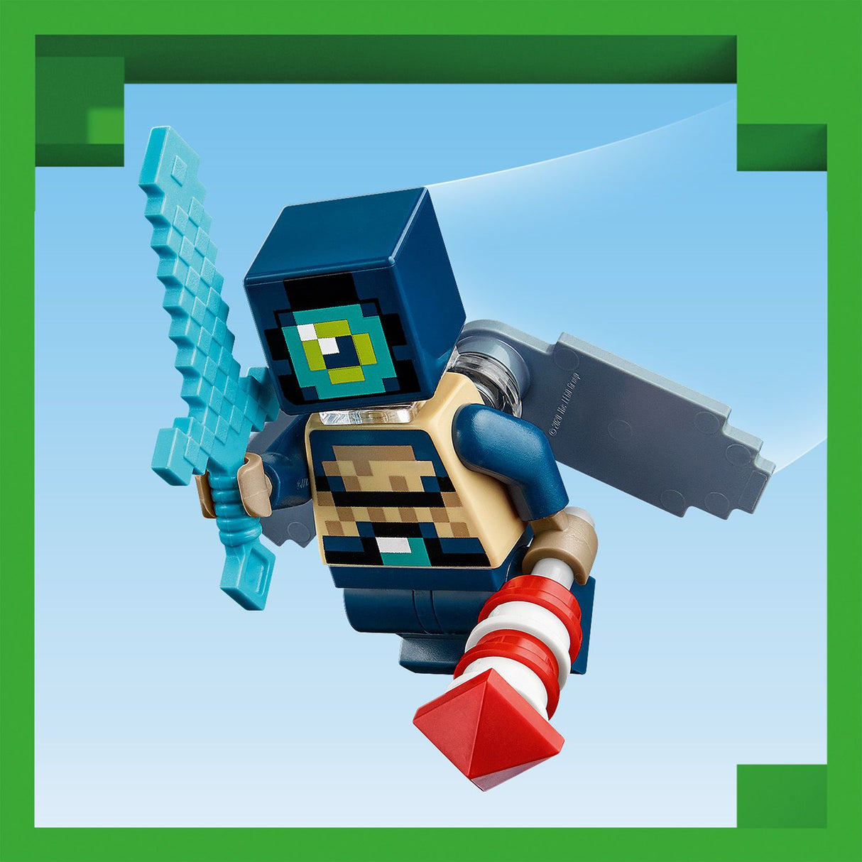 Lego Minecraft The Ender Dragon and End Ship