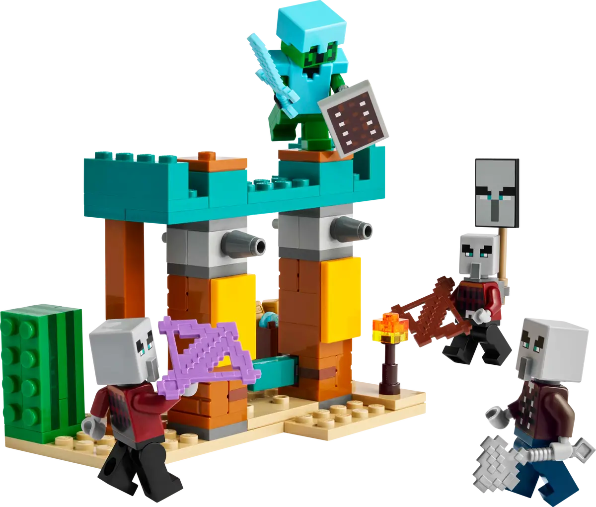 Lego Minecraft - The Illager Desert Patrol