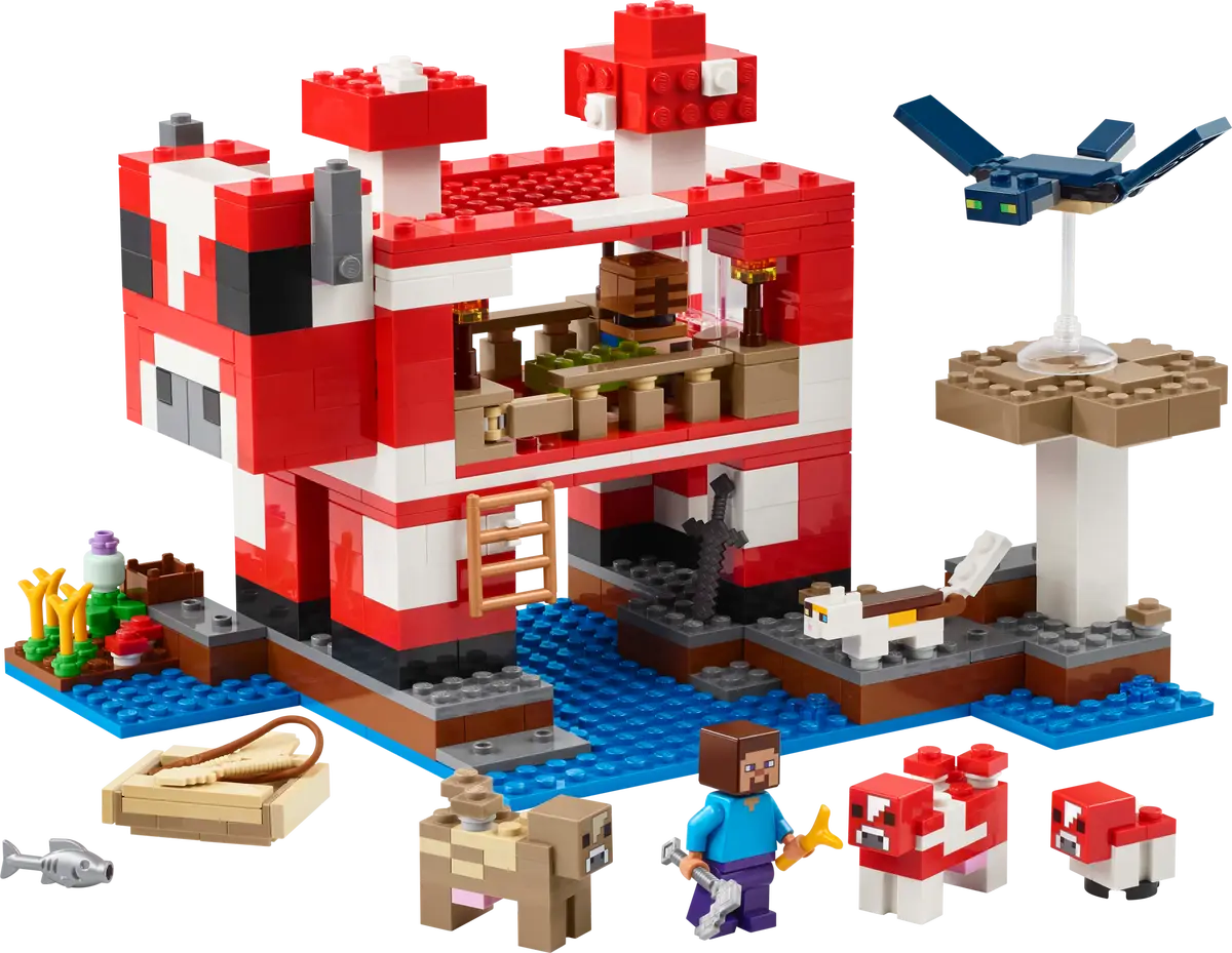 Lego Minecraft - The Mooshroom House
