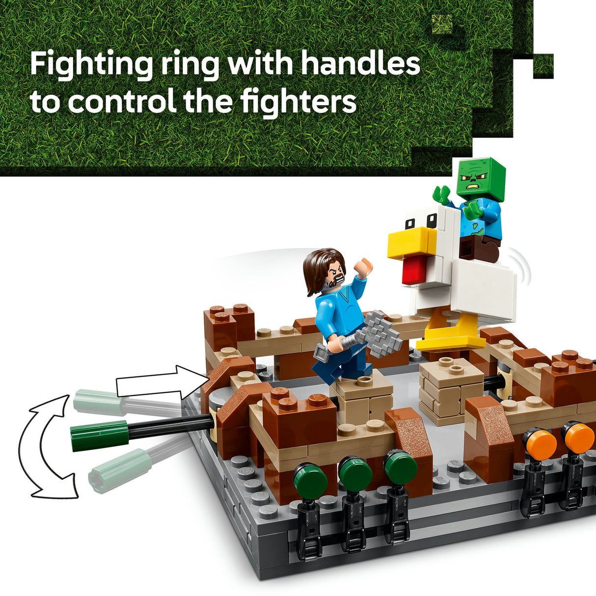 Lego Minecraft - Woodland Mansion Fighting Ring