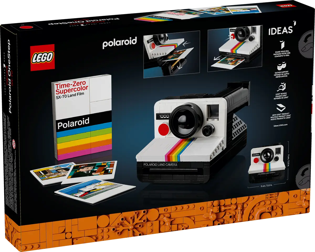 Lego Ideas Polaroid OneStep SX-70 Camera