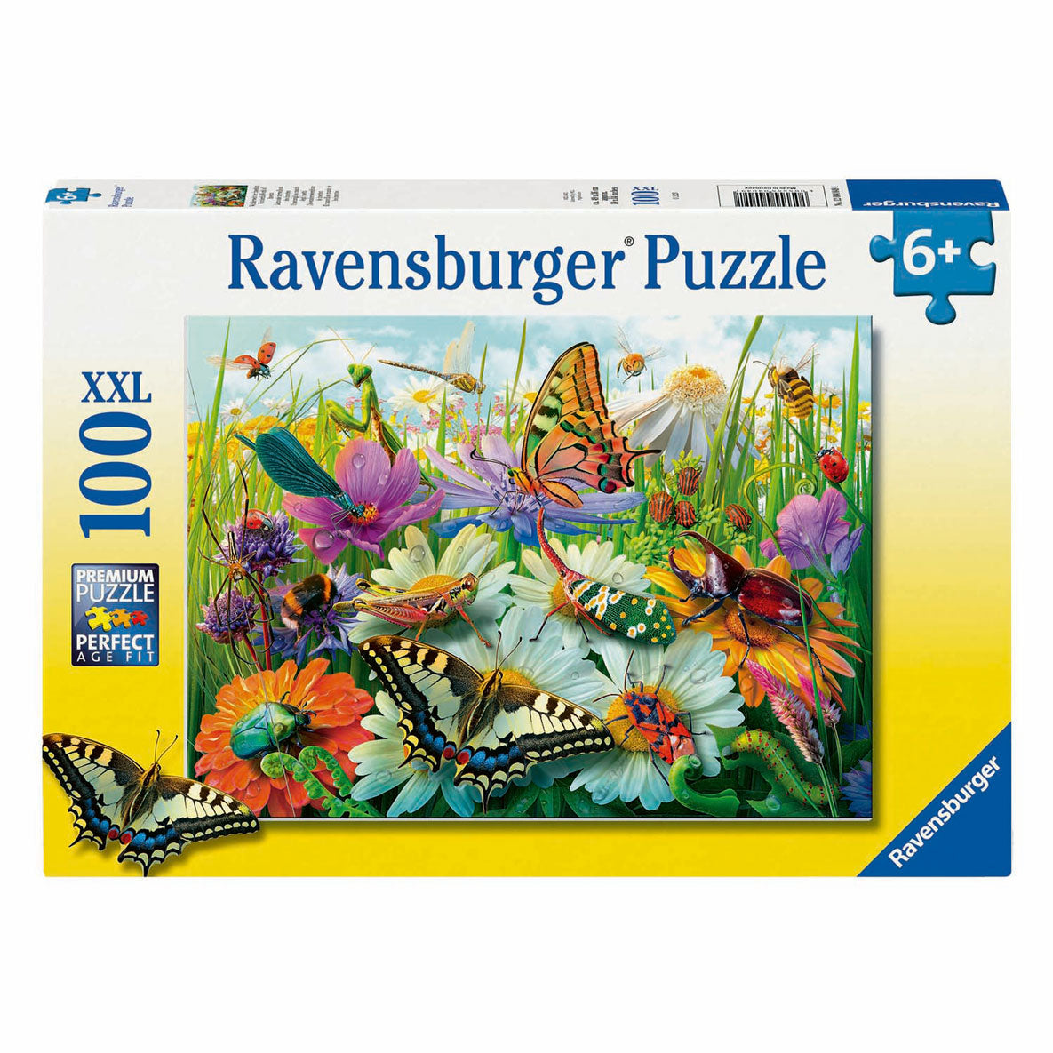 100 XXL Piece Jigsaw Puzzle - Wonderful World of Insects