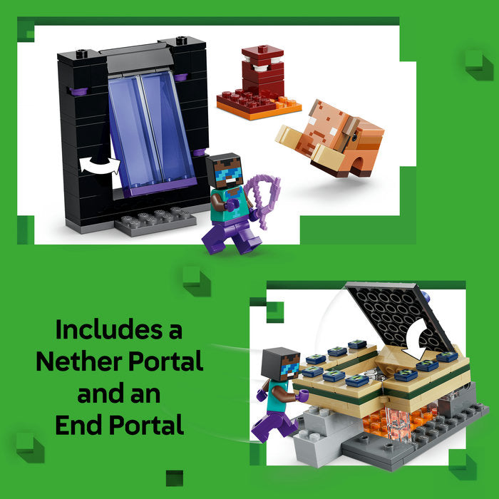 LEGO Minecraft - Nether & End Portal Journey