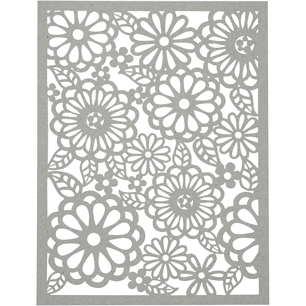 Pad with Cardboard Lace Patterns