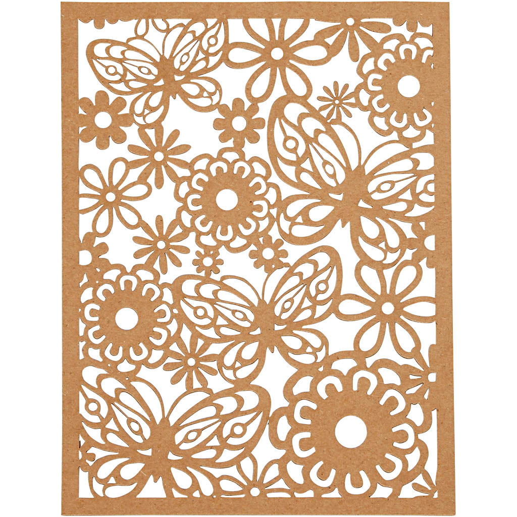 Pad with Cardboard Lace Patterns