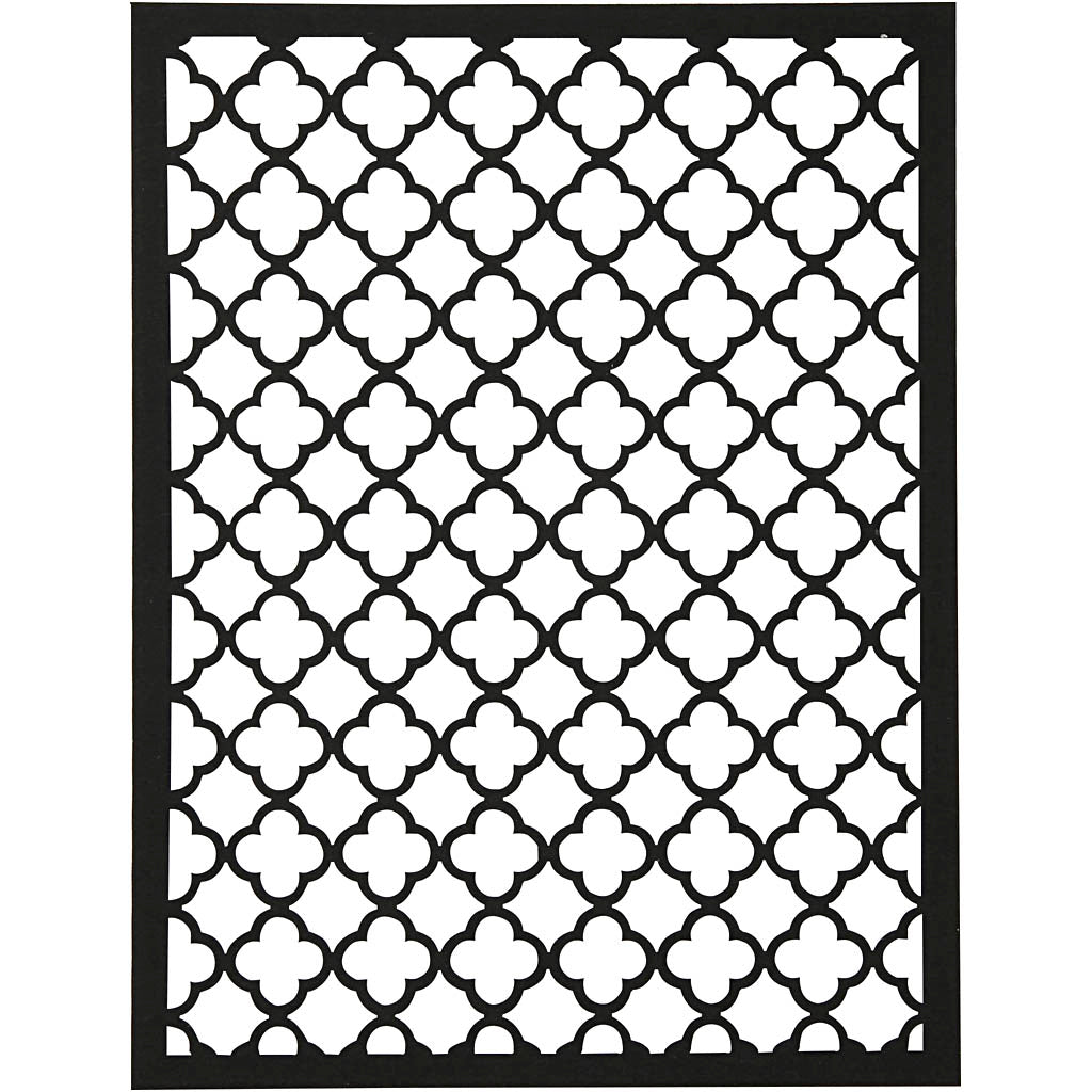 Pad with Cardboard Lace Patterns