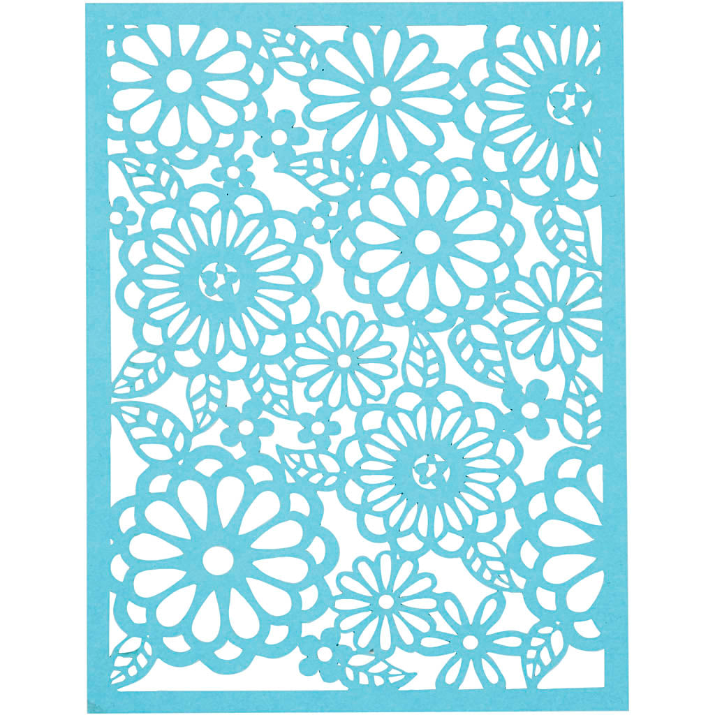 Pad with Cardboard Lace Patterns