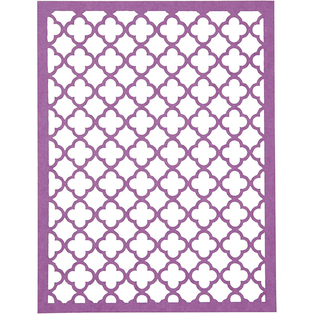 Pad with Cardboard Lace Patterns