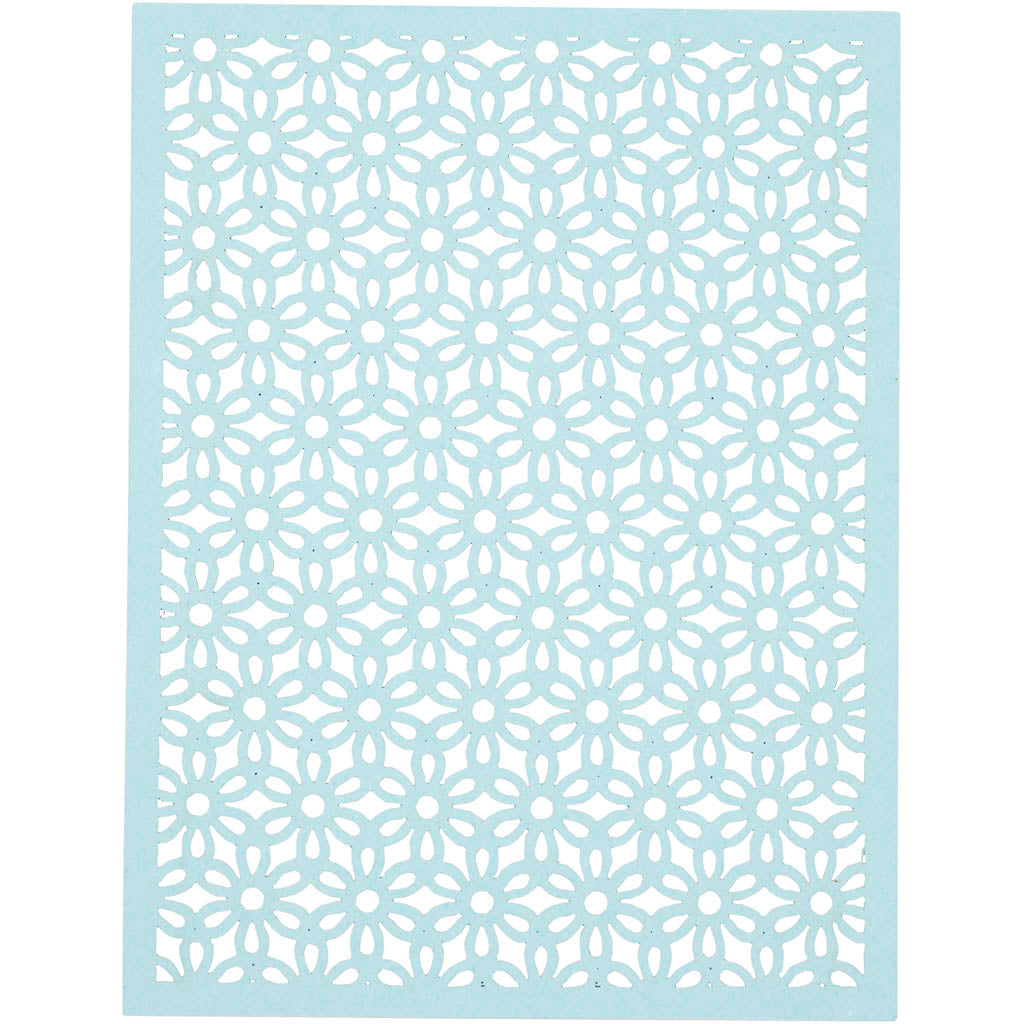 Pad with Cardboard Lace Patterns