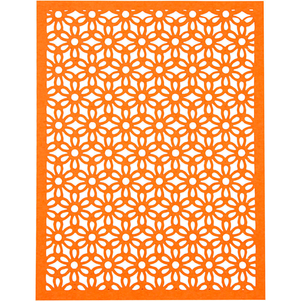Pad with Cardboard Lace Patterns
