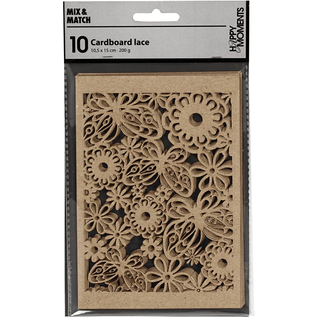 Lace Patterned cardboard