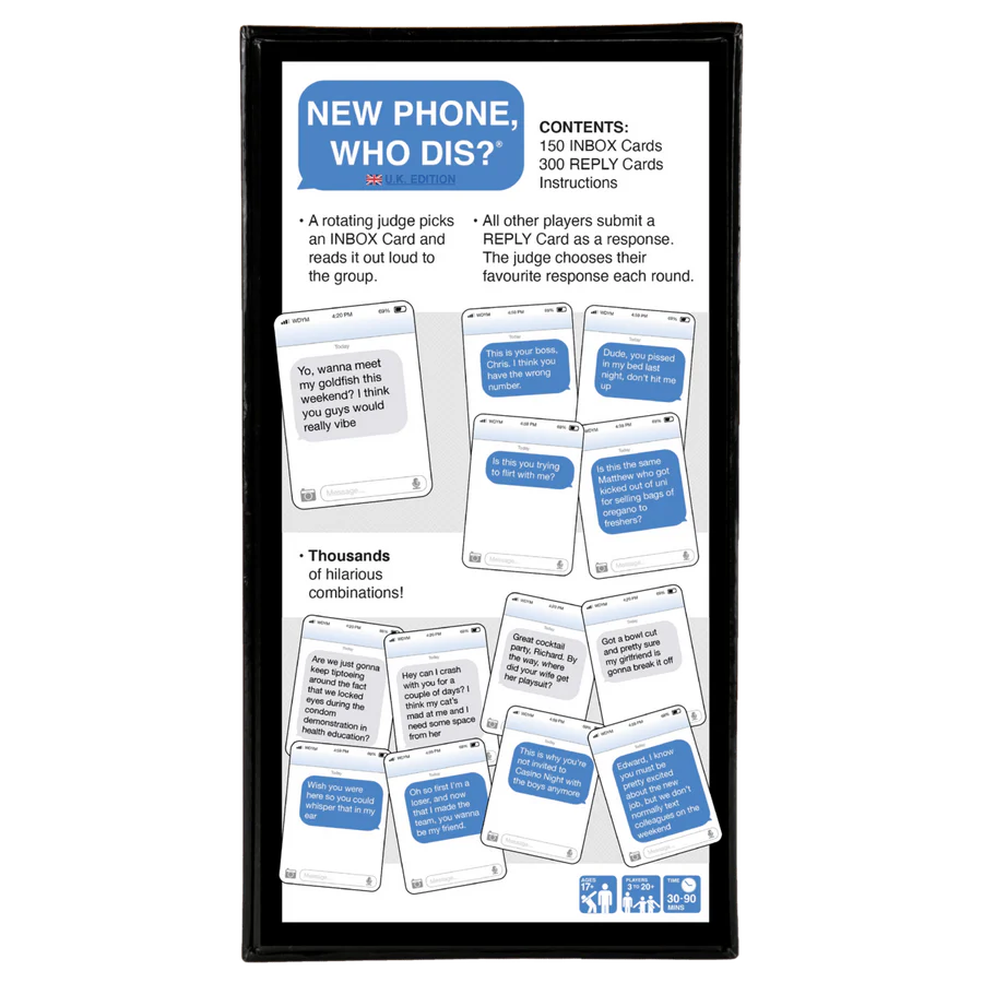 New Phone, Who Dis? UK Edition Card Game