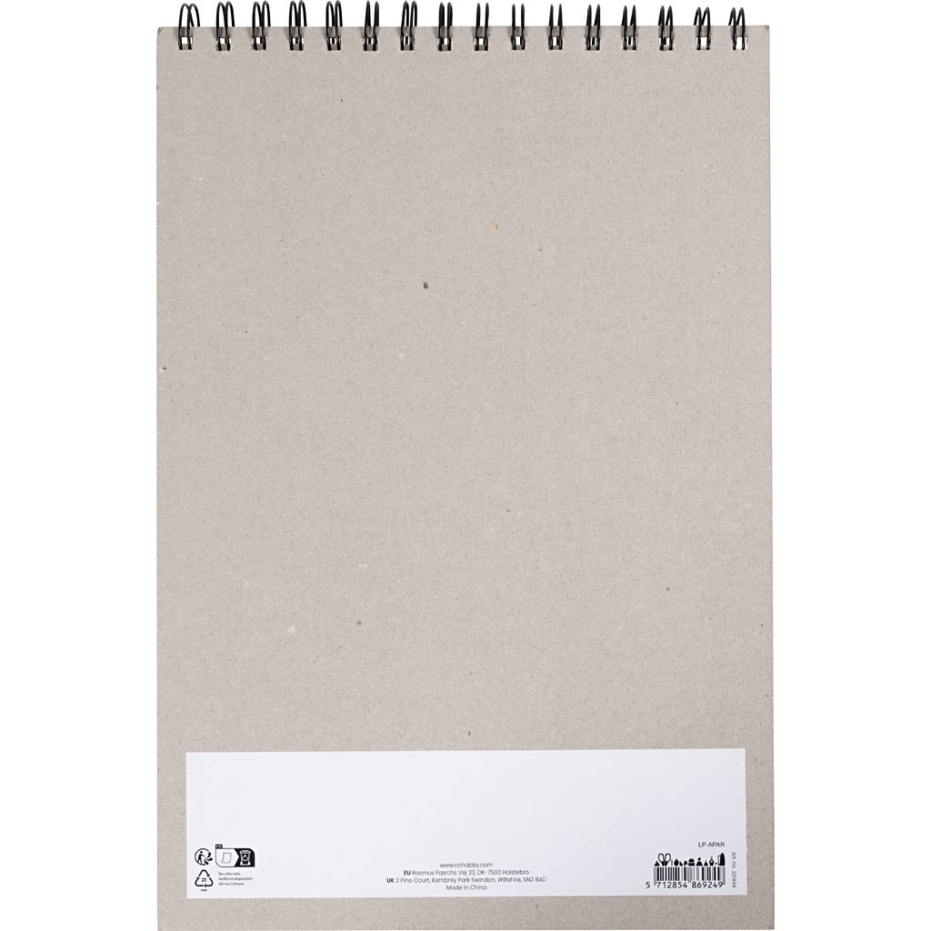 Oil Pastels Pad A4 sheet 210x297mm 300g - White (15 Sheets)