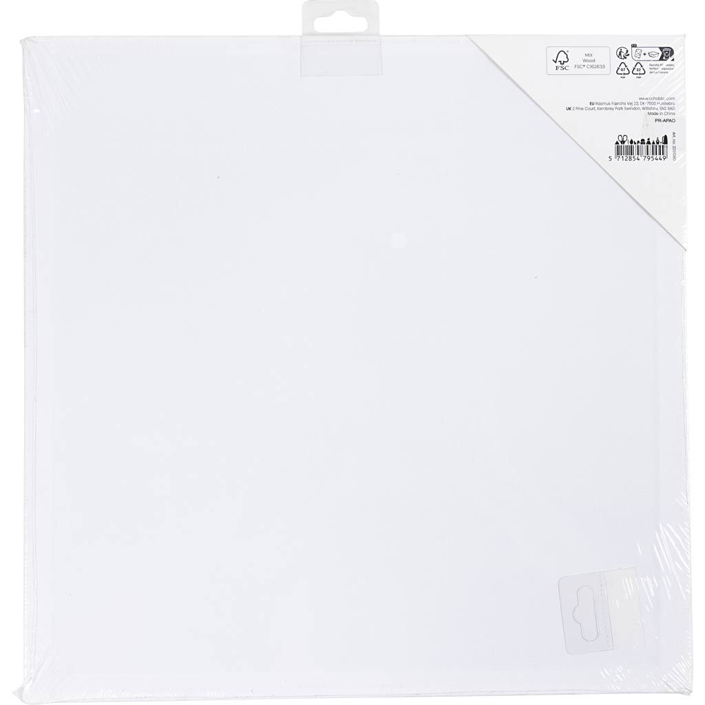 Canvas Panel Size 30x30cm Thickness 3mm 280g