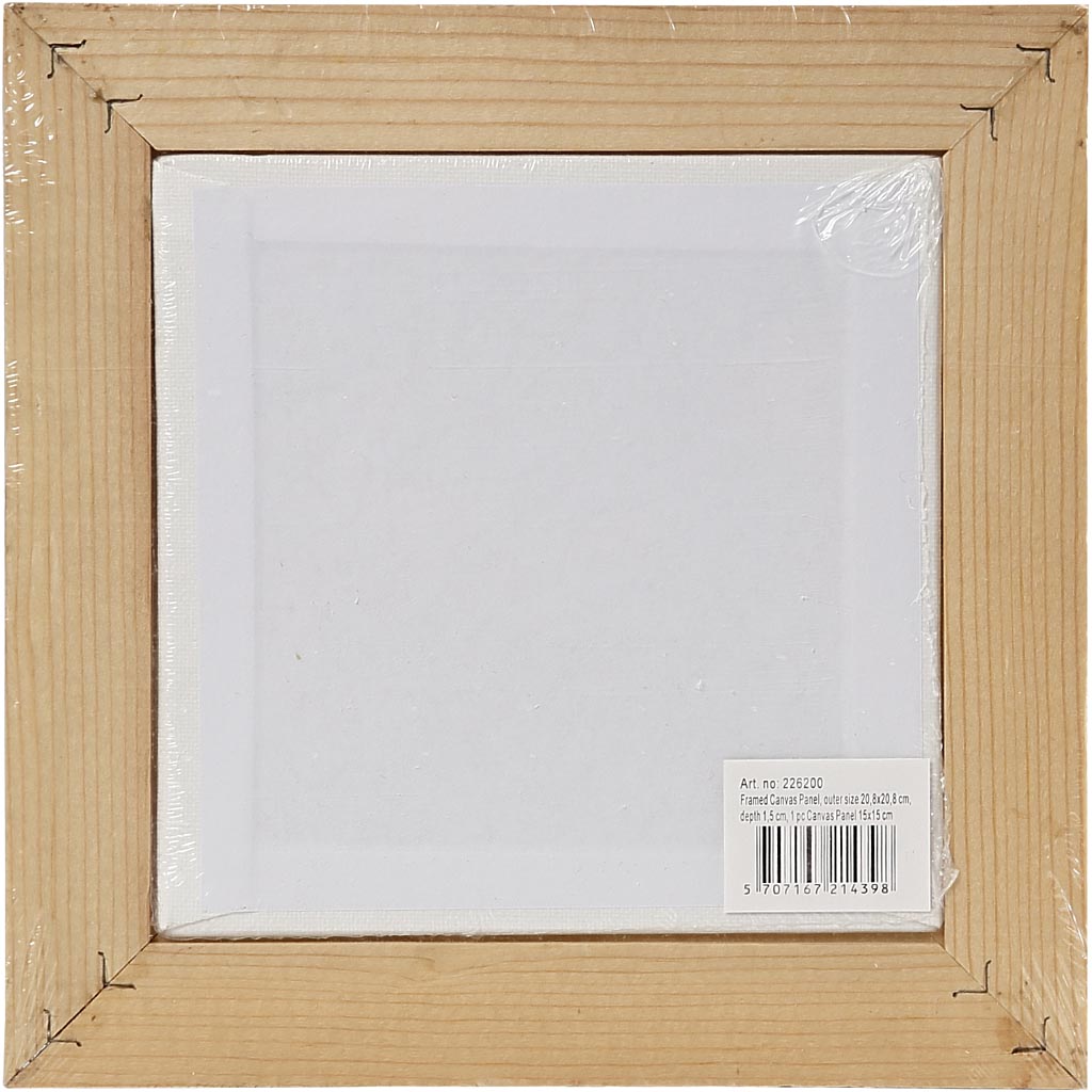 Canvas Panel with Wooden Frame
