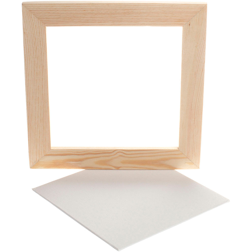 Canvas Panel with Wooden Frame