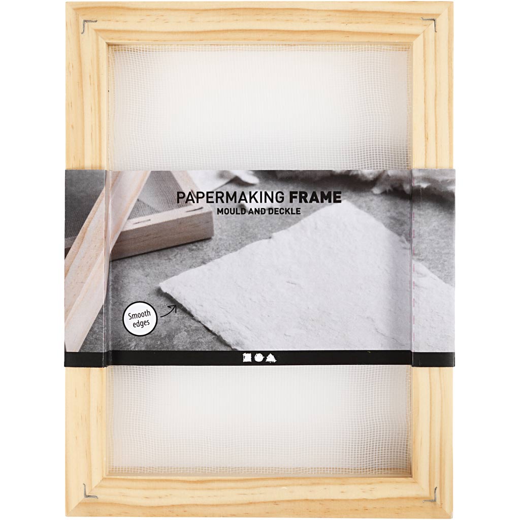 Paper making double frame mould