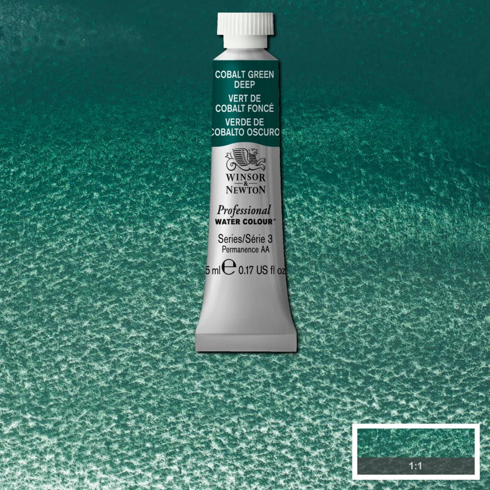 Winsor & Newton Professional Watercolour Series 3 5ml - Cobalt Green Deep