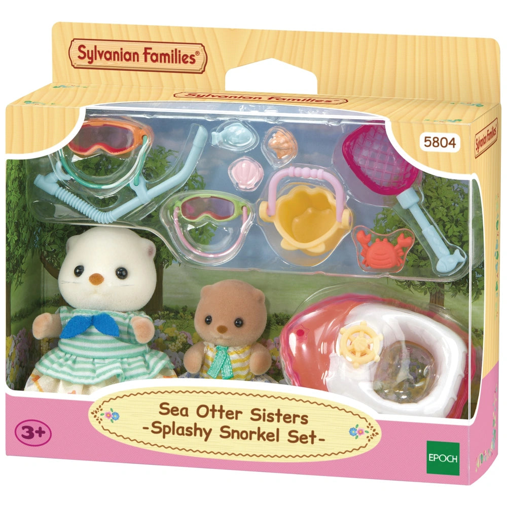 Sylvanian Families Sea Otter Sisters - Splashy Snorkel Set