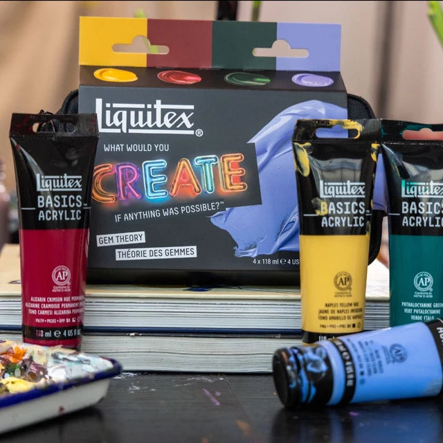 Liquitex Basics Acrylic What Would You Create Set - Gem Theory