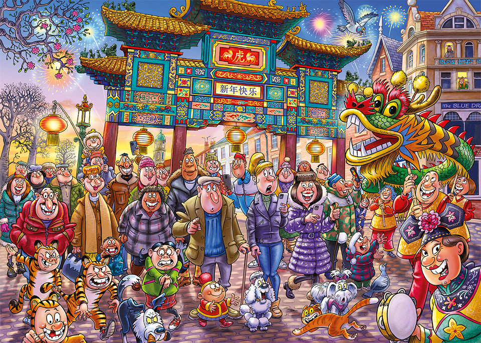 Wasgij Chinese New Year! - 1000 Piece Jigsaw