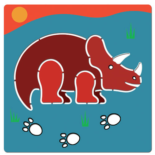 Djeco Stencils Kit - Dinosaurs