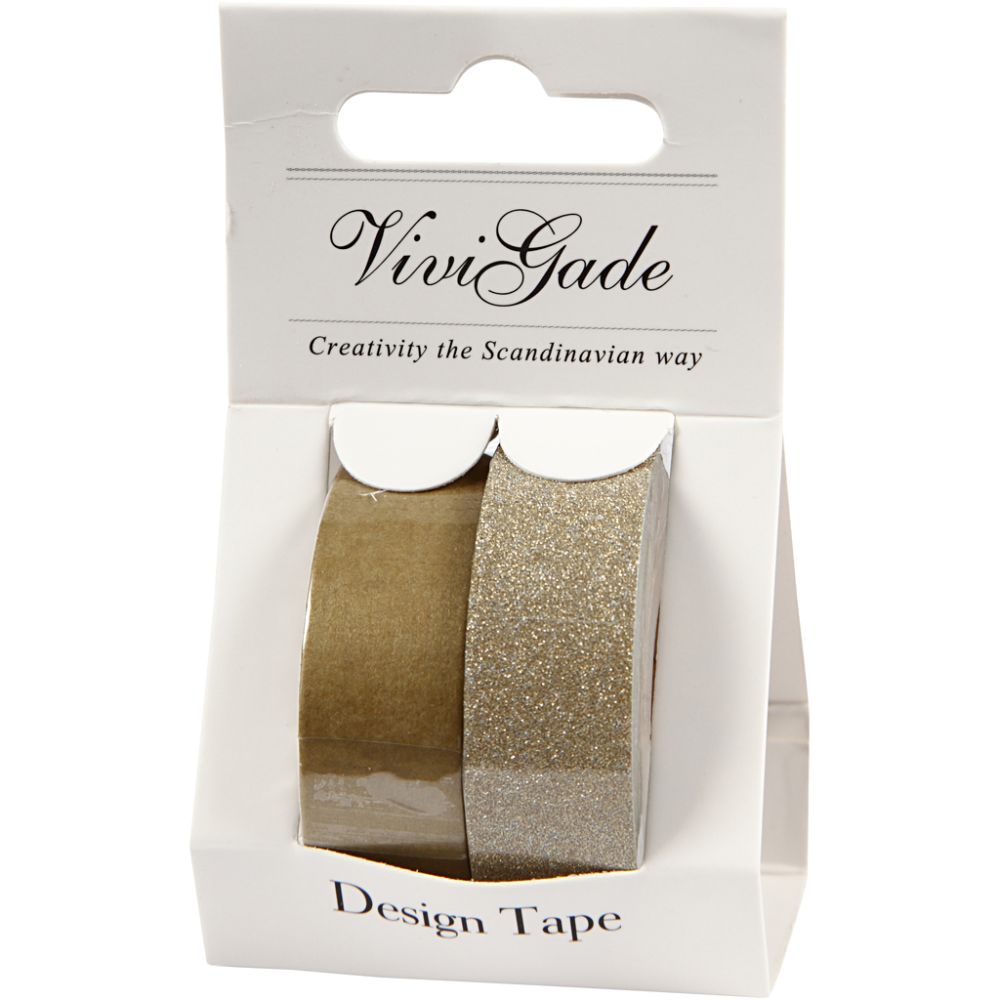 Vivi Gade Design Tape- Gold (2 Pack)