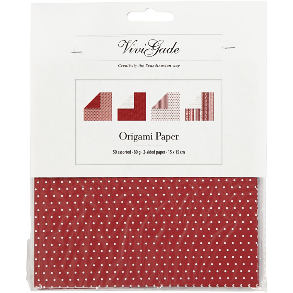 Vivi Gade Origami Paper 15cm - Copenhagan (50 Sheets)