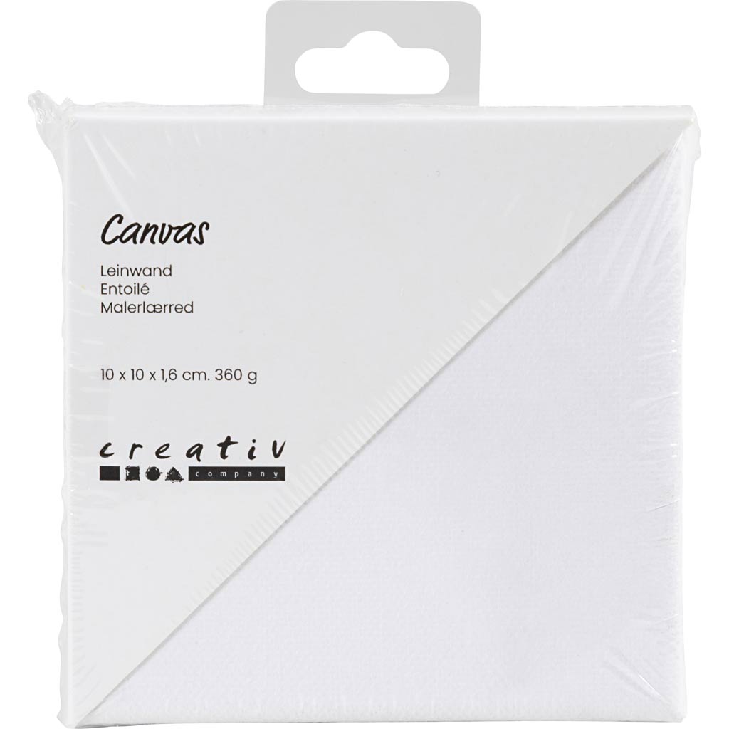 Stretched Canvas D. 1.6cm Size 10x10cm 360g