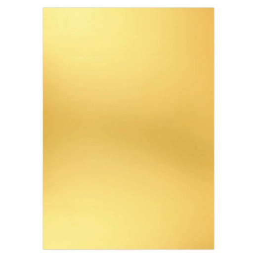 Card Deco Essentials Metallic A4 Cardstock - Warm Gold (6 Pack)