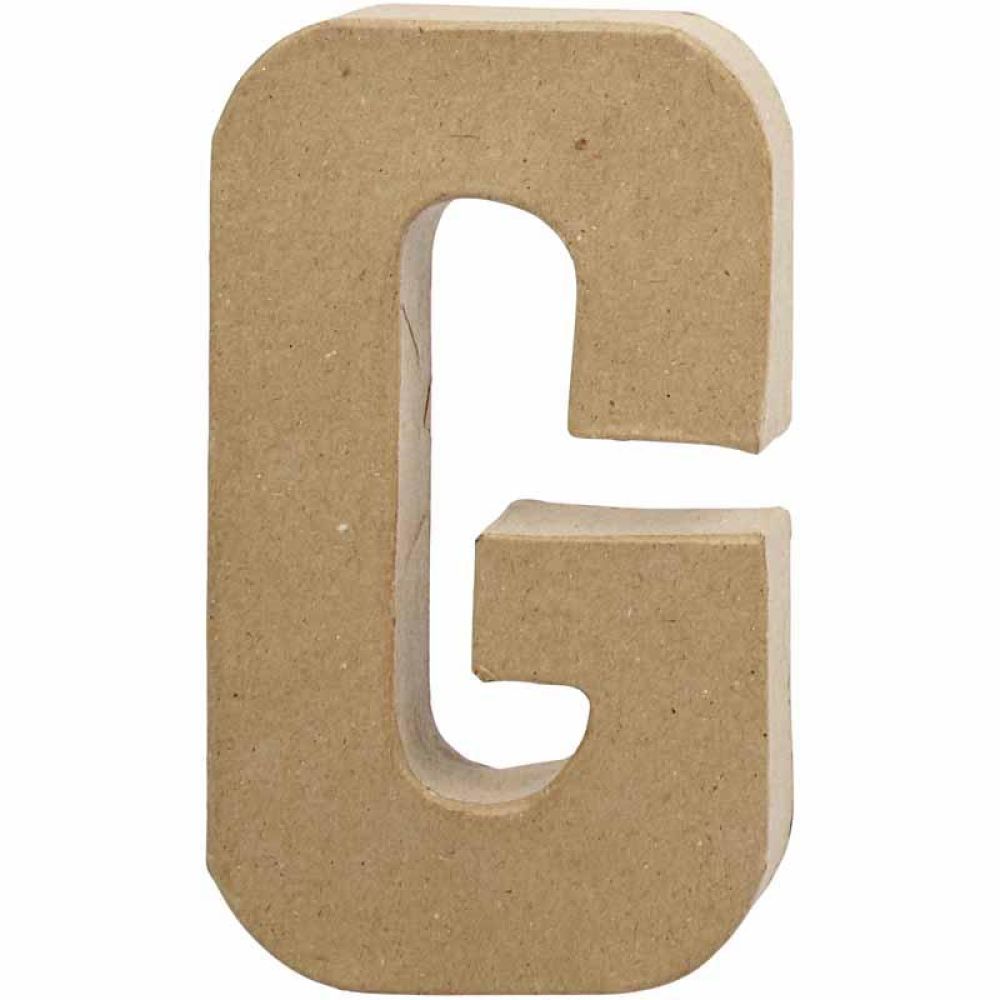 Papier Mâché Letter 20cm - G