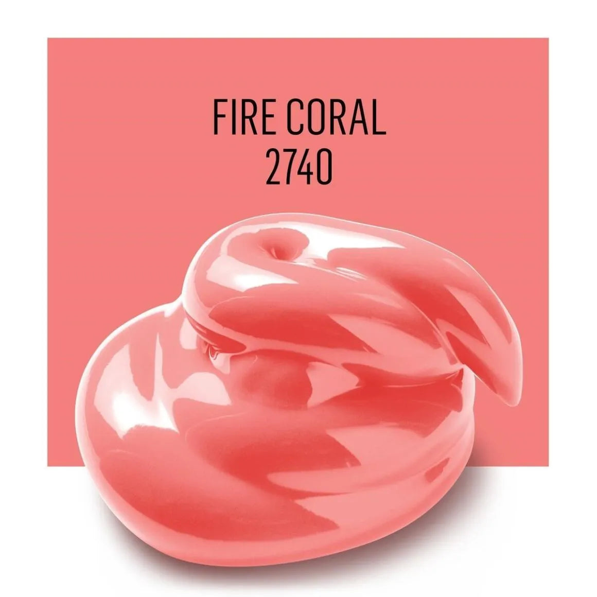 FolkArt Multi-Surface Acrylic 59ml - Fire Coral