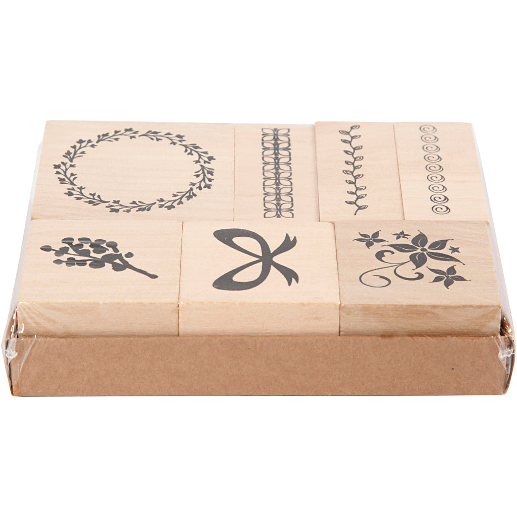 Rubber stamps set